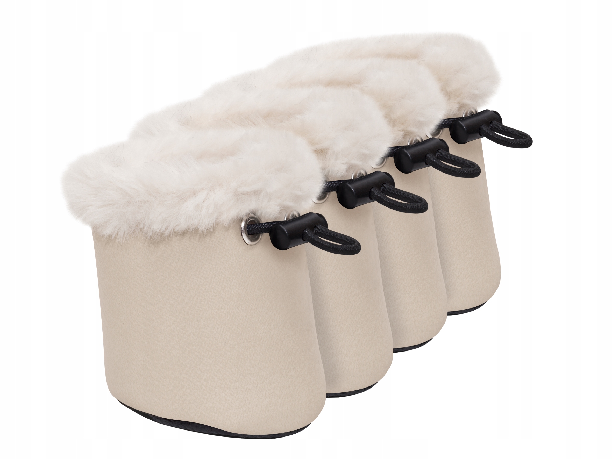 Levně Petto Zateplené boty pro psa Yuki ecru S