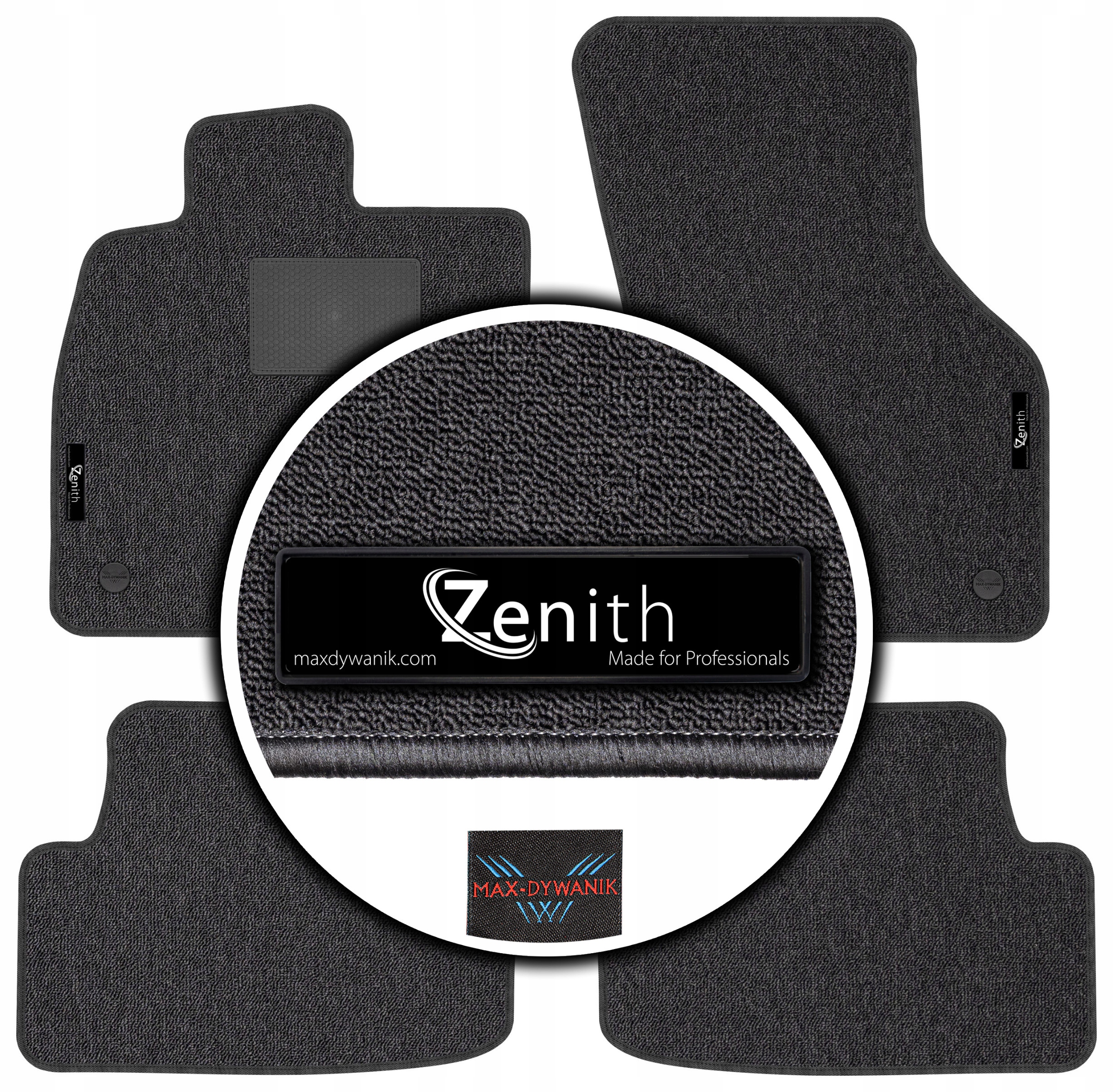 Autokoberce Max-dywanik Zenith pro Seat Leon III 2013-2019