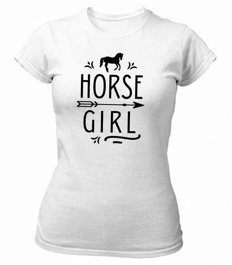 

Koszulka damska Horse Girls T-shirt z koniem M
