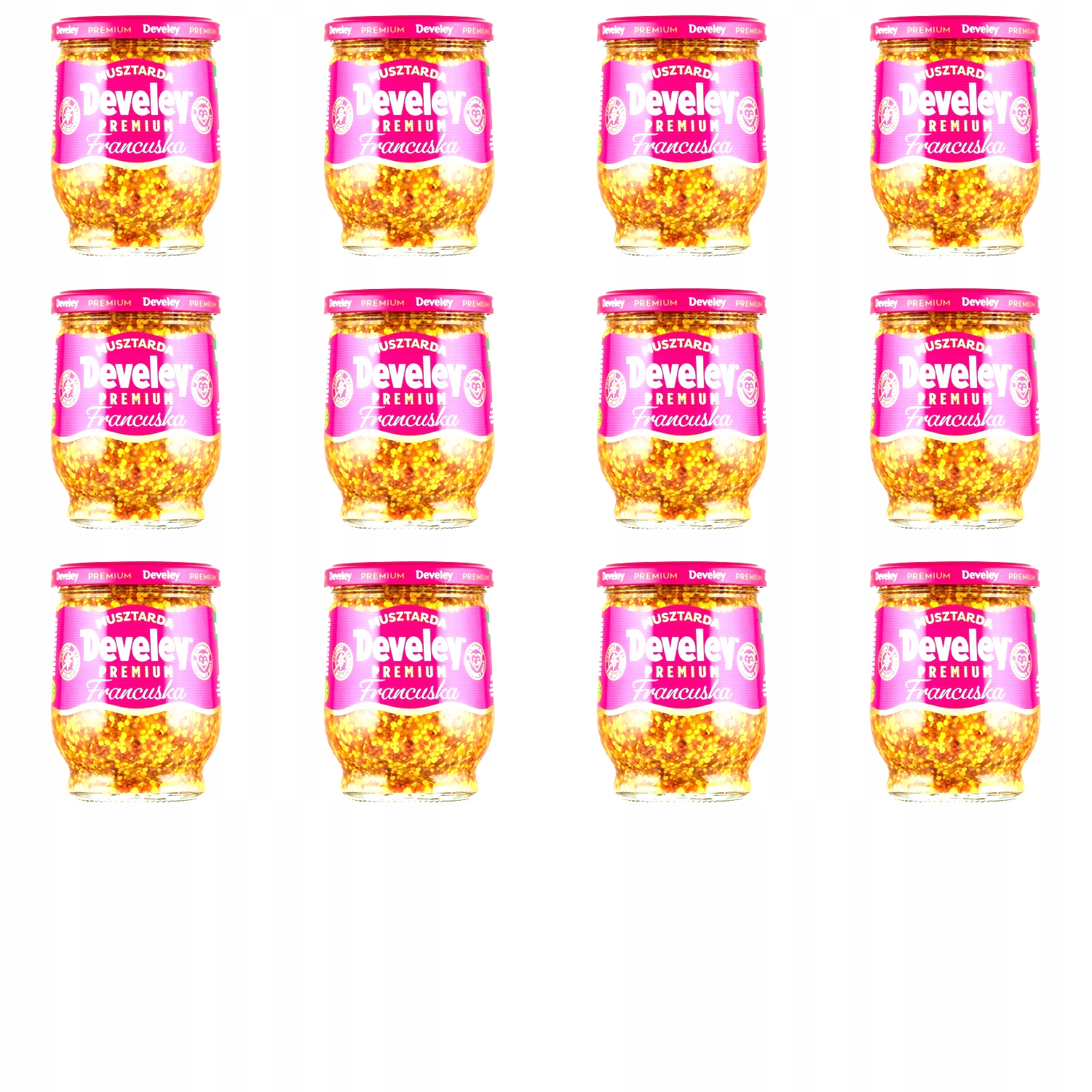 12x 270g Develey musztarda francuska Karton