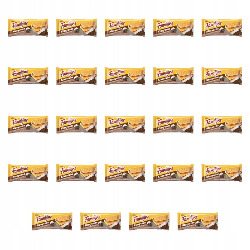 Rodinné oplatky s kakaovo-smetanovou příchutí 180 g X24