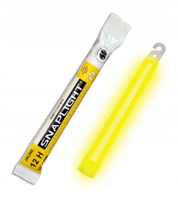 Światło chemiczne Cyalume Snaplight Lightstick Yellow 12h żółty