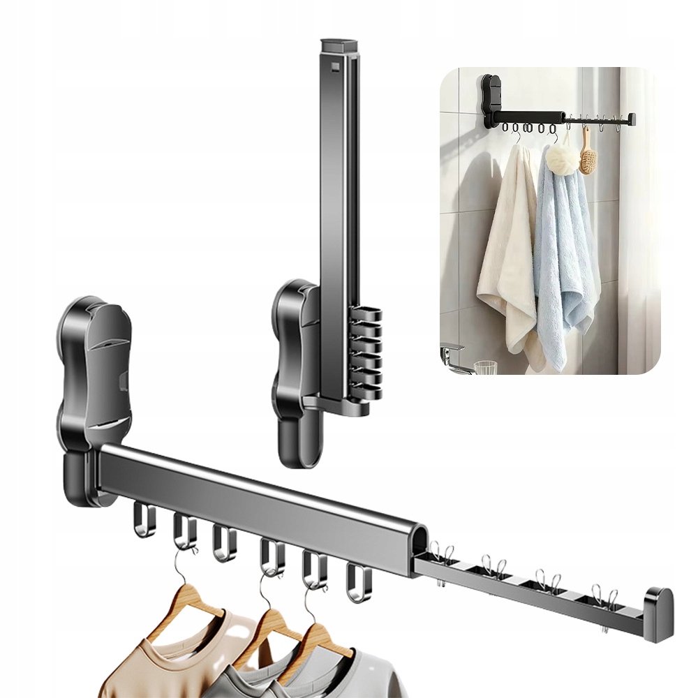 Levně Sušák S 2 Přísavkami, Kompaktní, Ideální Pro Malé Místnosti