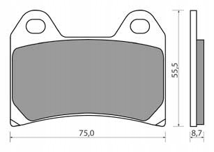 Klocki Hamulcowe Ducati Monster 620 696 Bmw G 650
