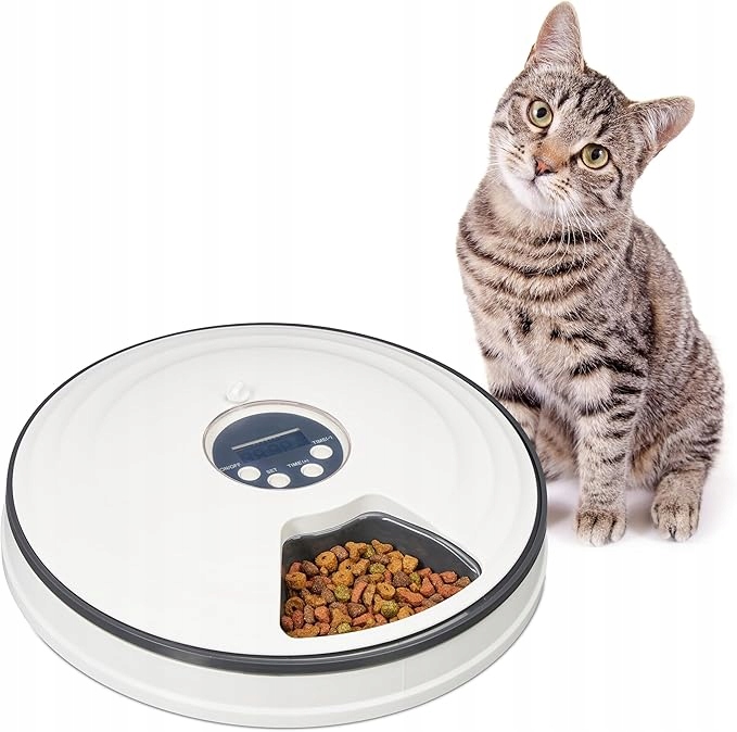 Levně Automat na krmení Relaxdays plast 135 ml