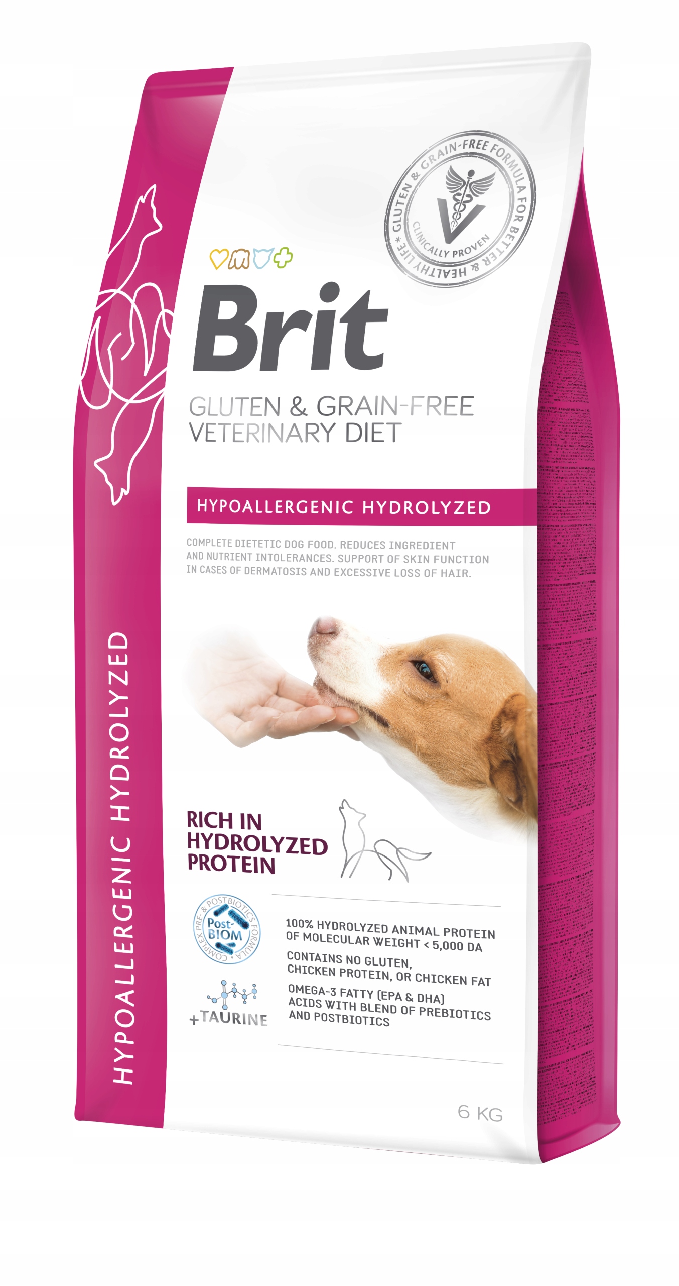 Brit Veterinary Diets Dog Grain free Hypoallergenic Hydrolyzed 6kg