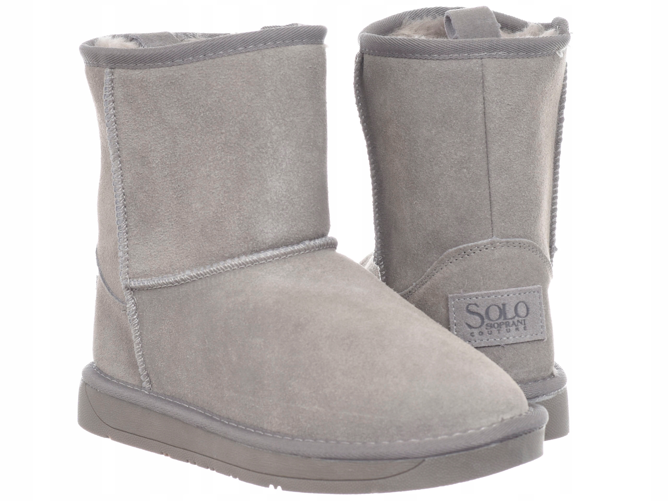 Dámské boty Solo Soprani Couture SCW421P08/22 Tir Low Taupe kožené