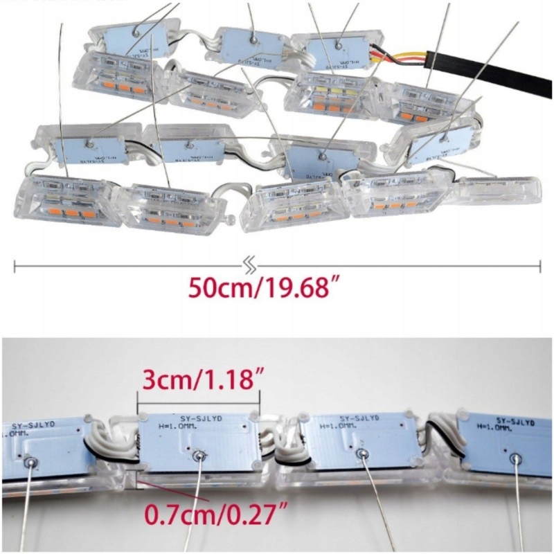 SWIATLA DRL LED plynacy kierunkowskaz Part number 489