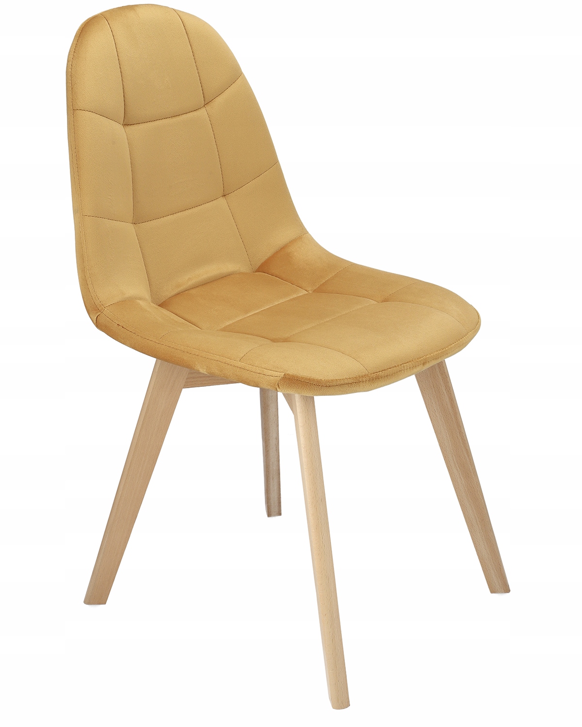 KRZESŁO skandynawskie TAPICEROWANE pikowane Liczba krzeseł w zestawie 1