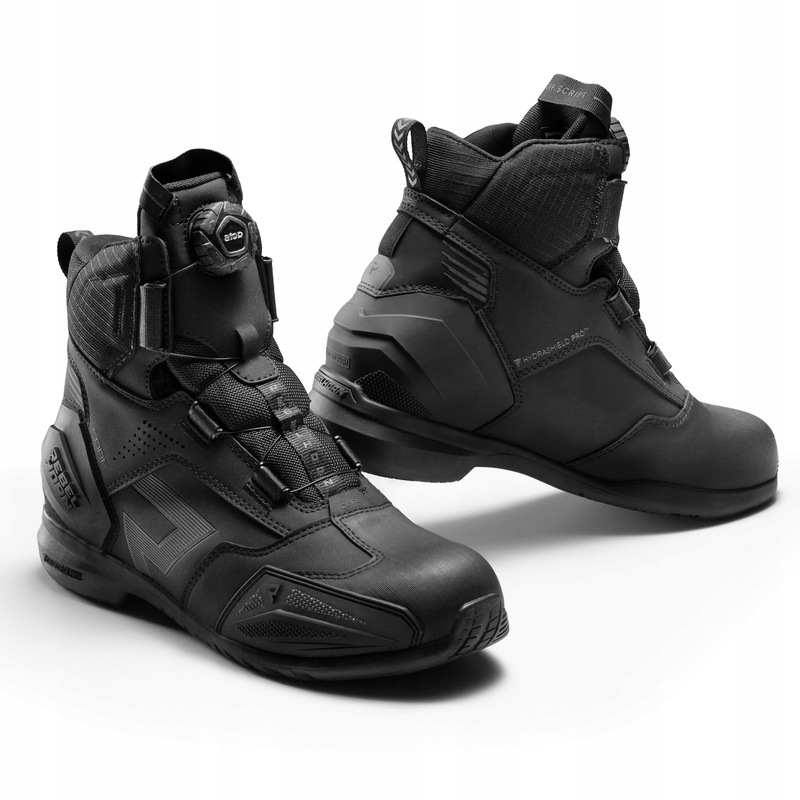 Motocyklové Topánky Rebelhorn Core Black Vodotesné 35