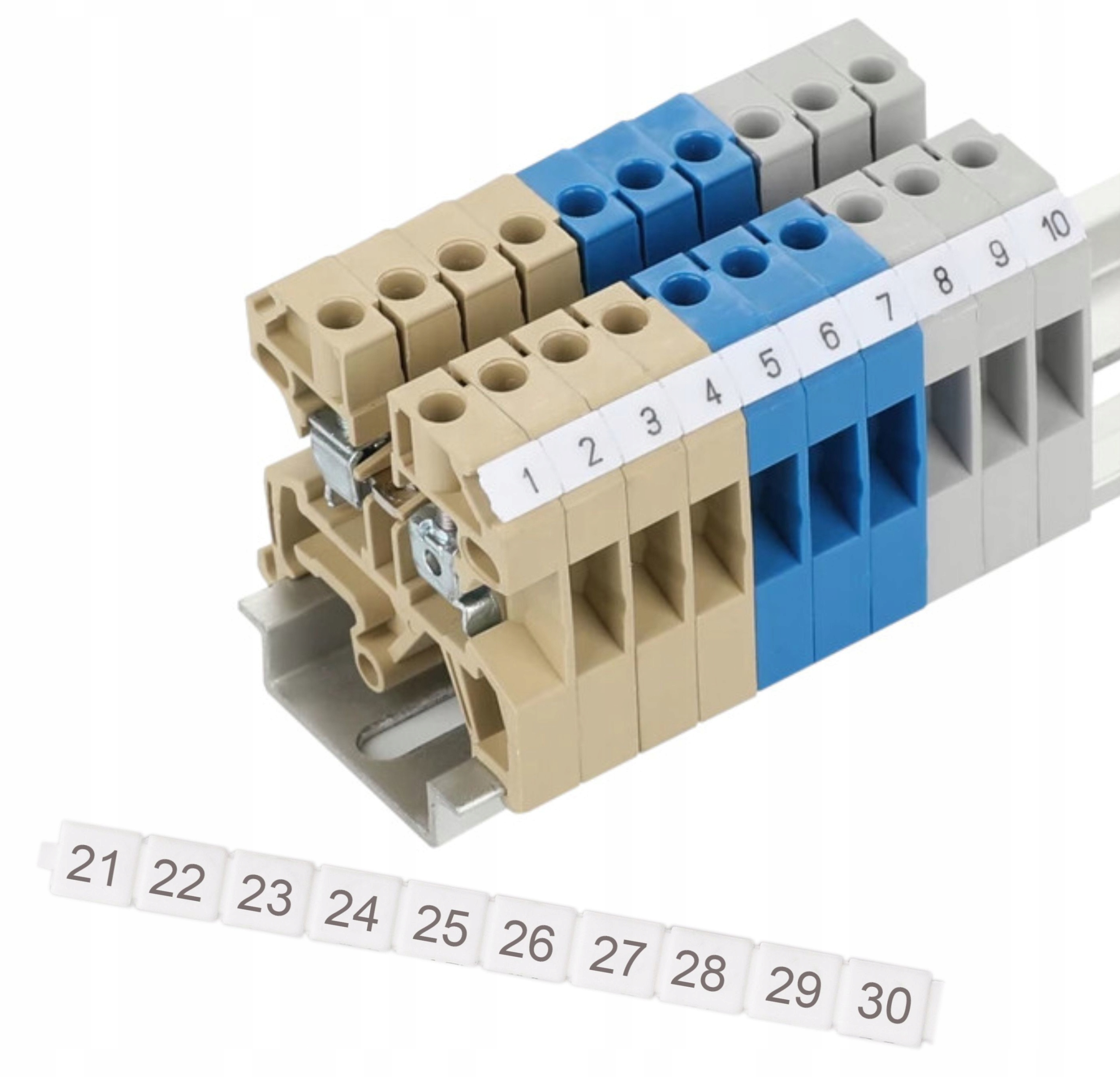 

Oznaczniki Znacznik Złączki Szynowych Zug 21-30