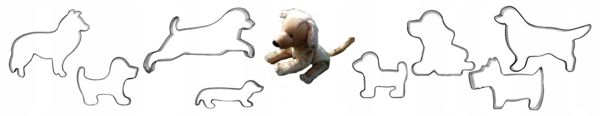 Foremka piesek Yorkshire Terrier 7cm do ciastek Marka EkoForemki