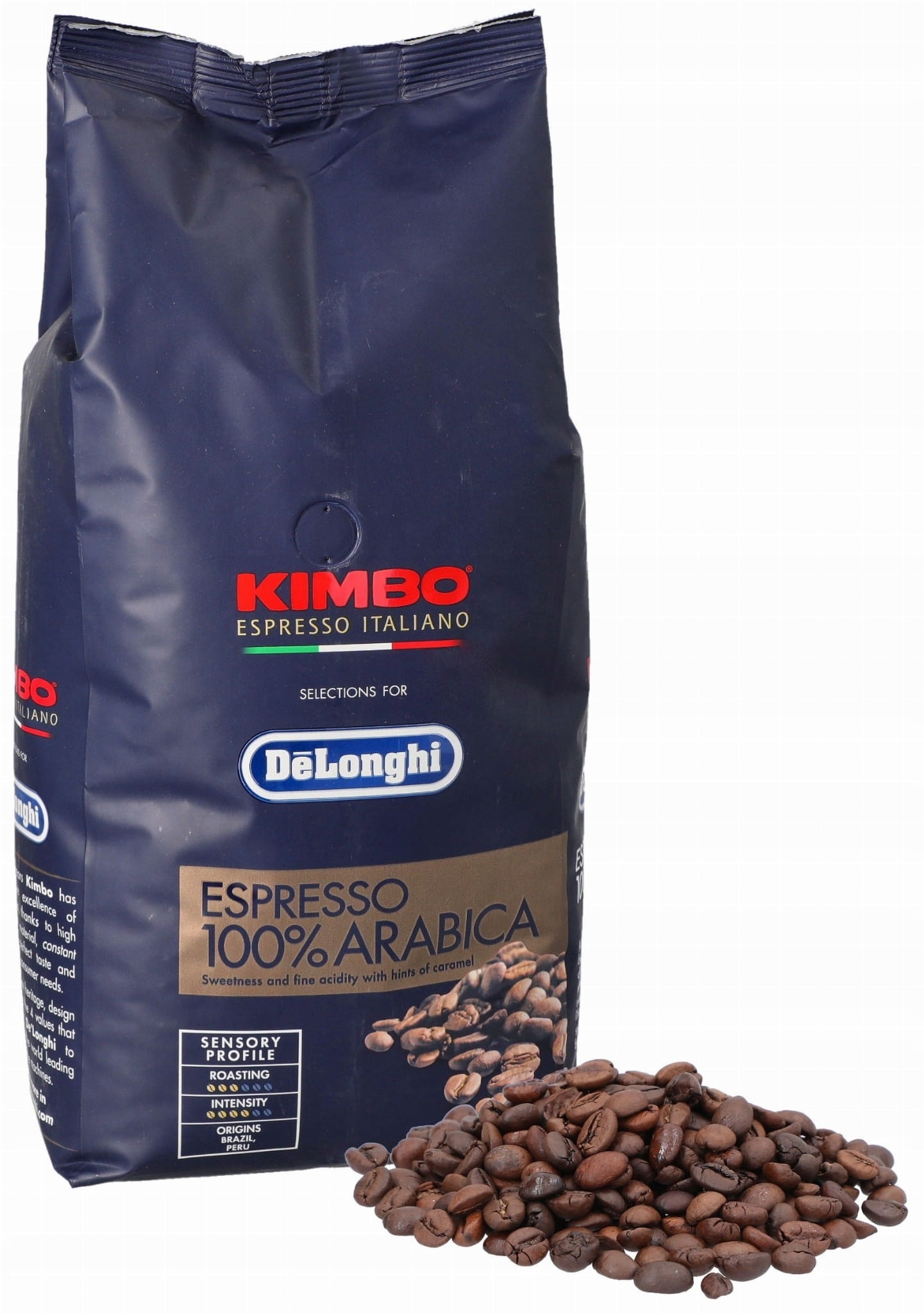 Kawa ziarnista Kimbo Delonghi 100% Arabica 1kg