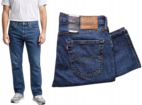 pánské džínové kalhoty Levi's 514 Straight W36 L30 36/30 jednoduché Premium