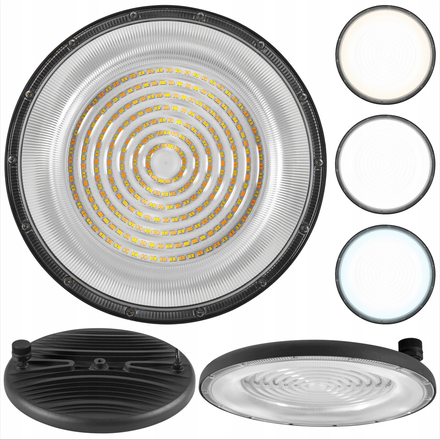 Led průmyslová lampa Ufo High Bay 200W 20000lm 3 barvy Sklad hala obchod