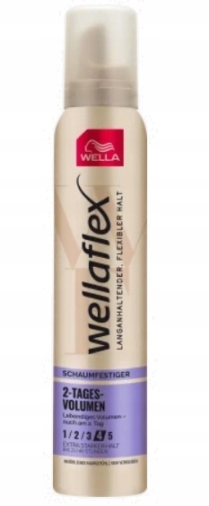 Wellaflex, Pena na vlasy 2-dňový objem 4, 200 ml