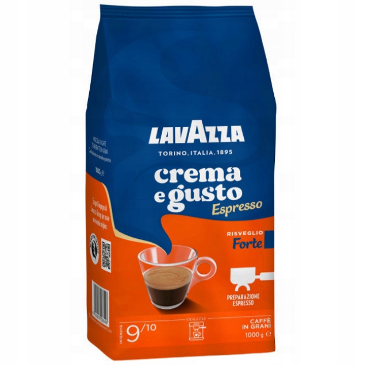 Kawa ziarnista Lavazza 9/10 Espresso Crema e Gusto Forte 1kg