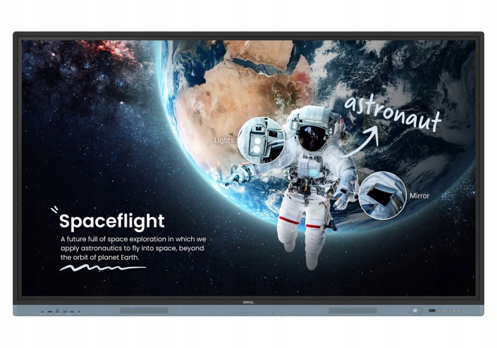 Benq dotykový panel 75" RM7504/ Uhd 4K/8GB I 32GB /provoz 18/7/ Hdmi/dp/