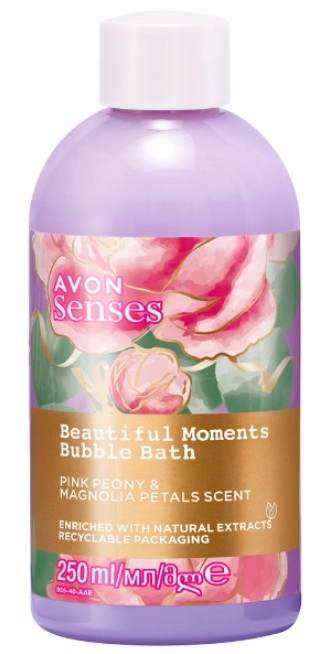 AVON PŁYN DO KĄPIELI 250 ML PEONIA MAGNOLIA