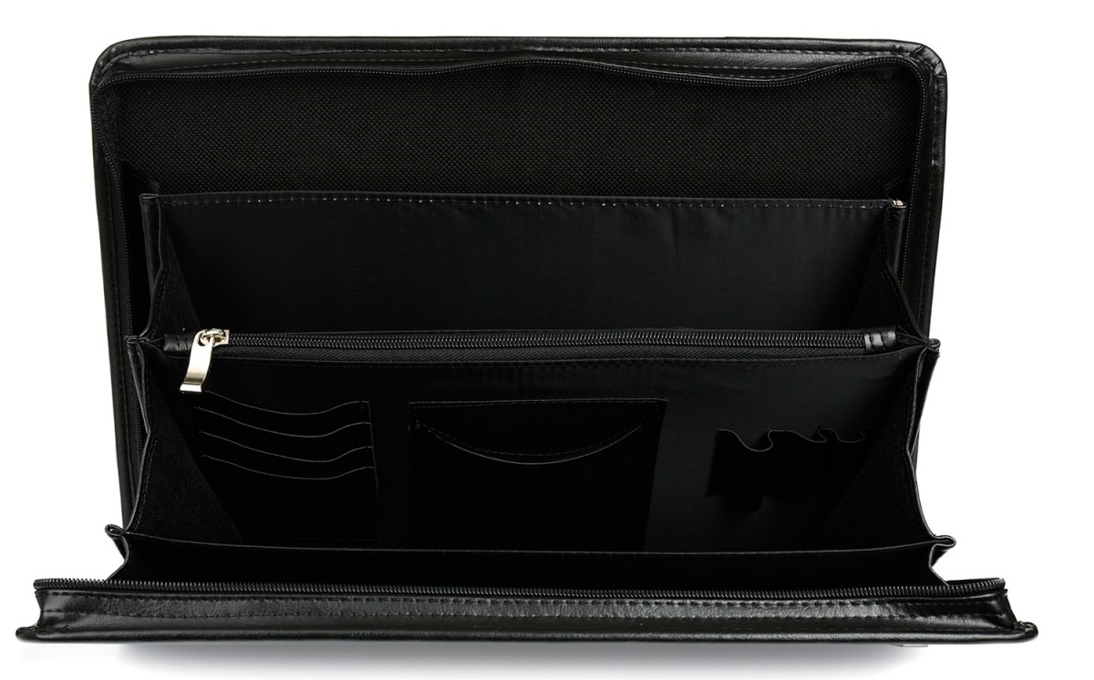 AKTÓWKA TECZKA MĘSKA SKÓRZANA BIWUAR ORGANIZER A4 Model I56