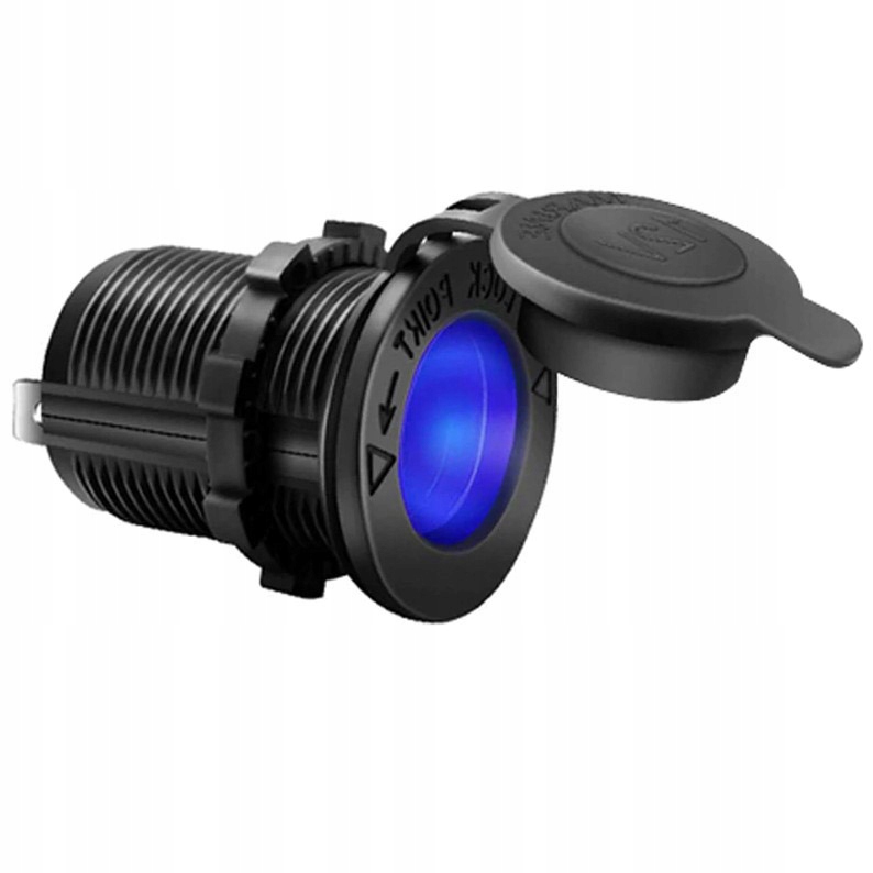 

Gniazdo Zapalniczki Hermetyczne 12V 120W Blue