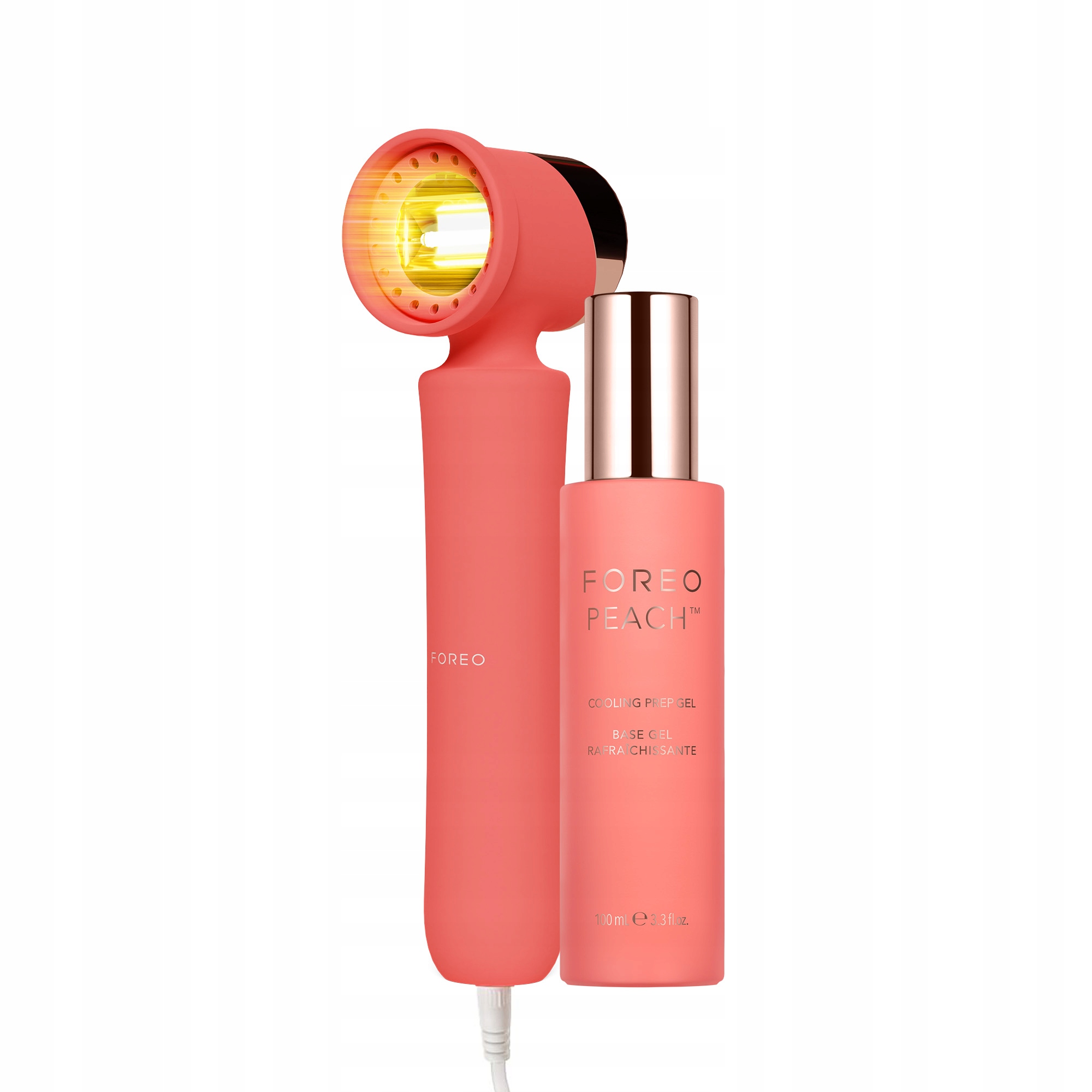 Foreo Peach 2 Peach & Peach Chladiaci Prípravný Gél Balíček