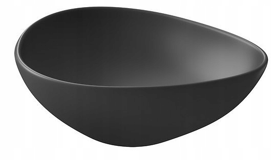 Keramická umyvadlová deska Moduo 45 nepravidelná antracit