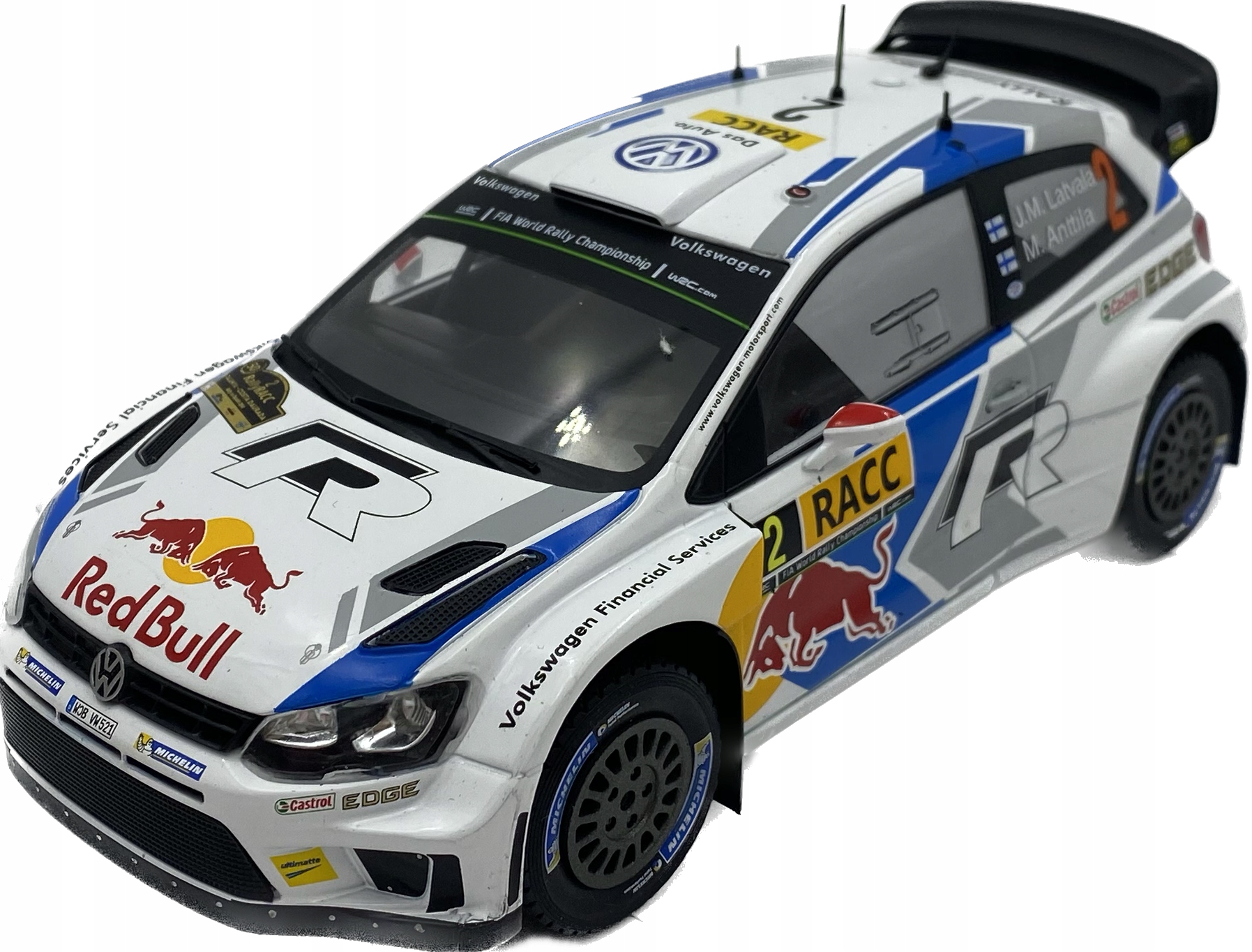 Vw Polo R Wrc #2 Latvala Katalánsko 2014 Ixo 1:24