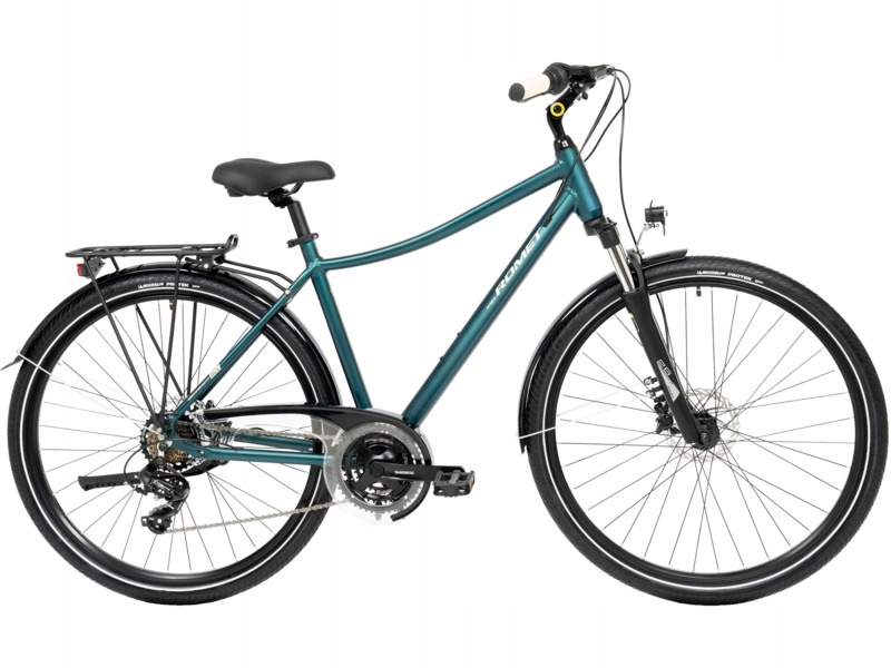 Rower trekkingowy Romet Wagant Suv L Ht U18 28 cali Zielony