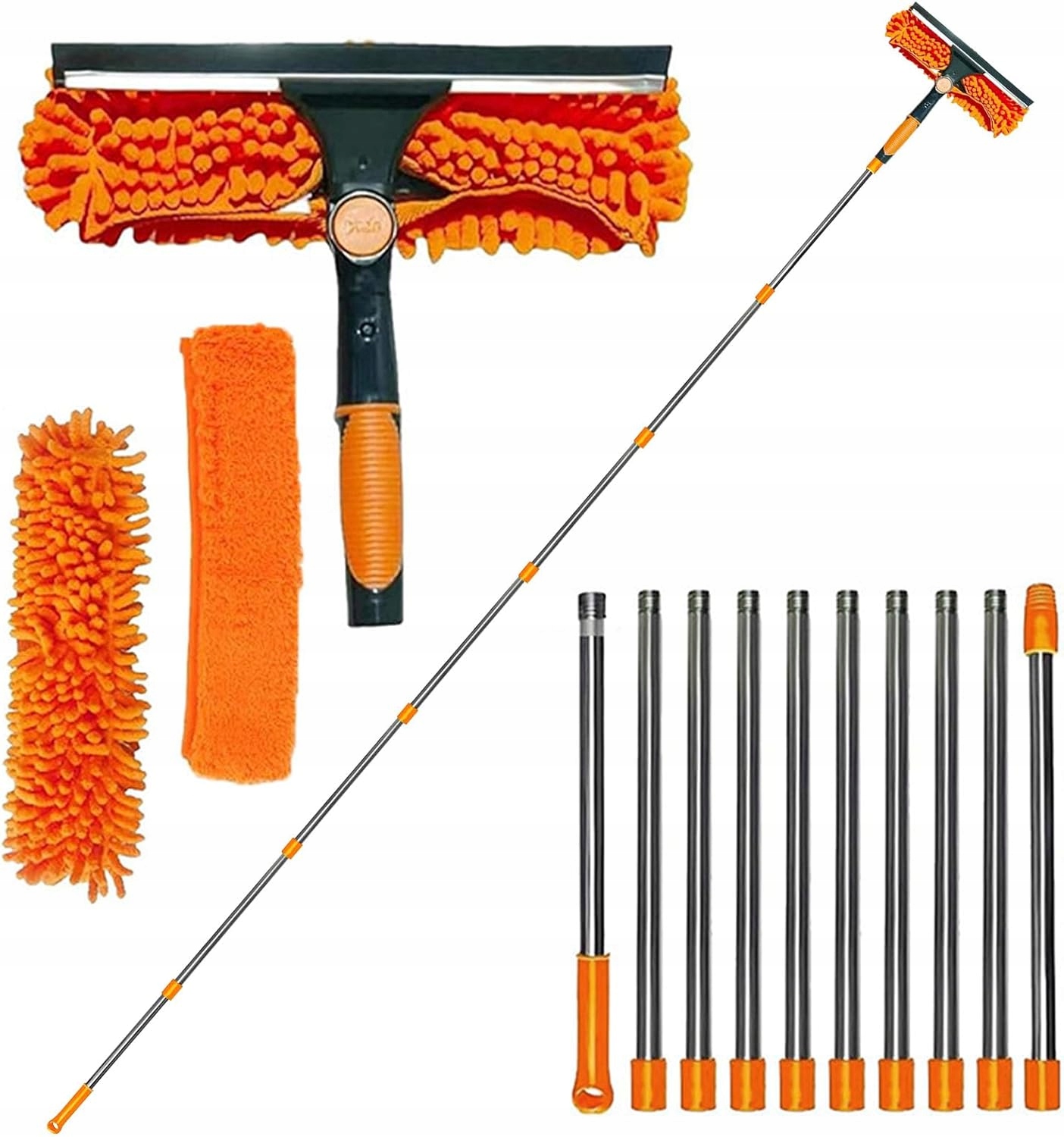 Sada Stěrky Na Čištění Oken 424 CM, Teleskopická Regulace