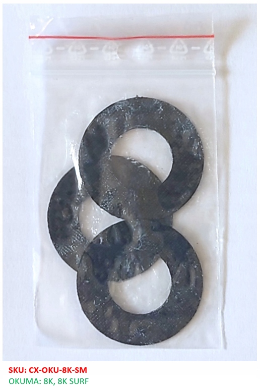 HAMULEC TARCZKI CARBON DO KOŁOWROTEK OKUMA 8K