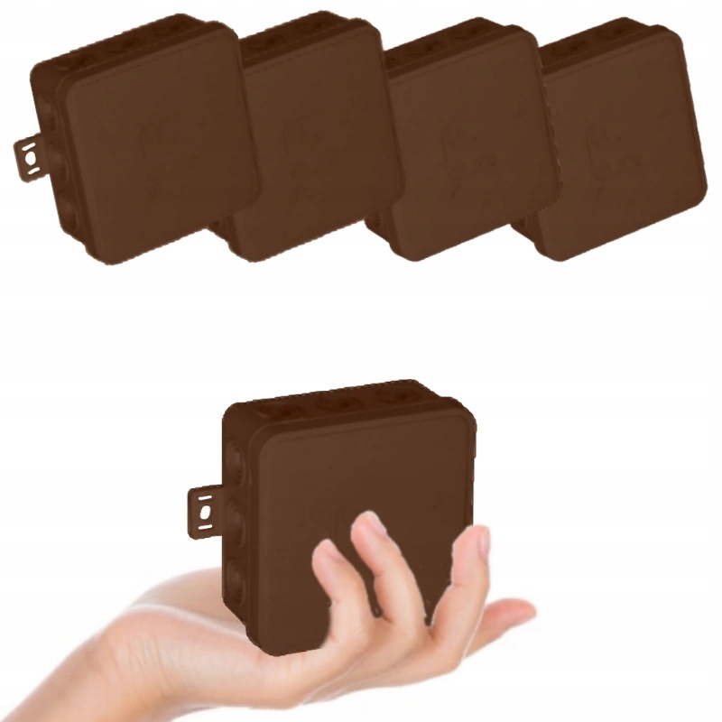 

Puszka Natynkowa Hermetyczna 75x75 Brązowa 5 Sztuk