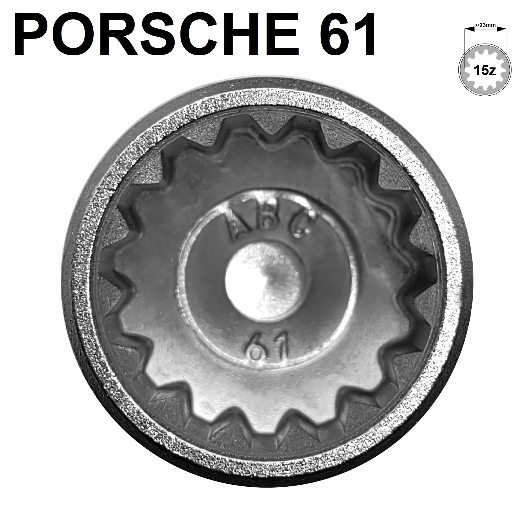 Nástavec Zlodějka Adaptér Pro Zabezpečení Šroubů Kol Porsche Vw Touareg Typ: 61