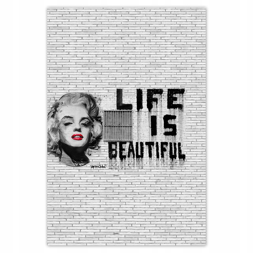 

Plakat 62x93 Banksy Life is beautiful