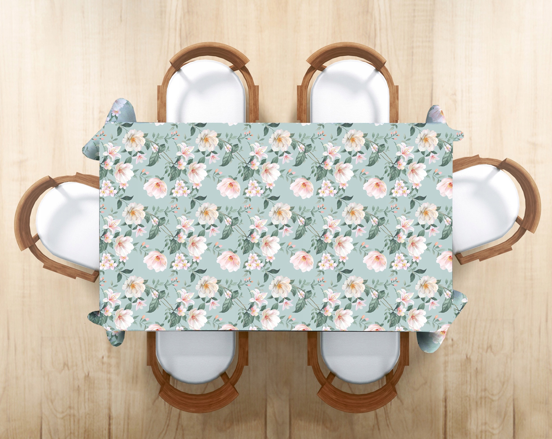 OBRUS PLAMOODPORNY 140X220 WZORY DZIKA RÓŻA Typ obrus