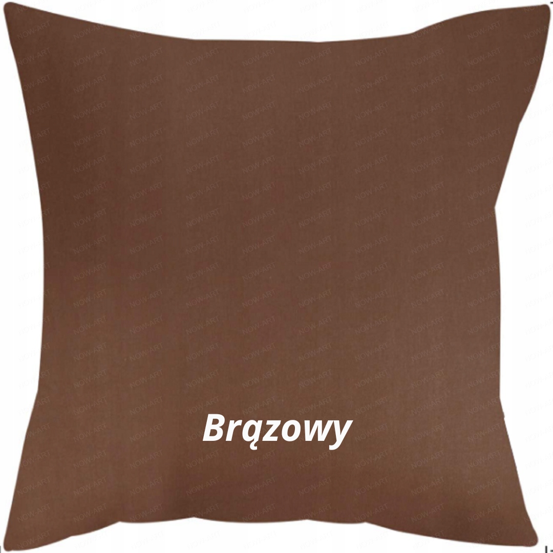 POSZEWKA NA PODUSZKĘ 40x40 GŁADKA DUŻO KOLORÓW Długość 40 cm