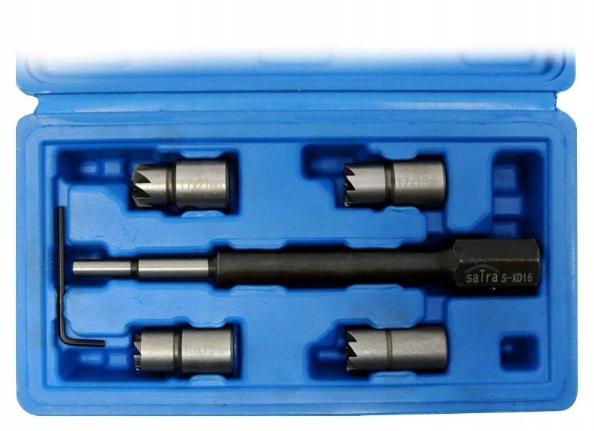 FREZY DO CZYSZCZENIA GNIAZD WTRYSKIWACZY WTRYSKÓW DIESEL + SZCZOTKI ZESTAW Marka Satra