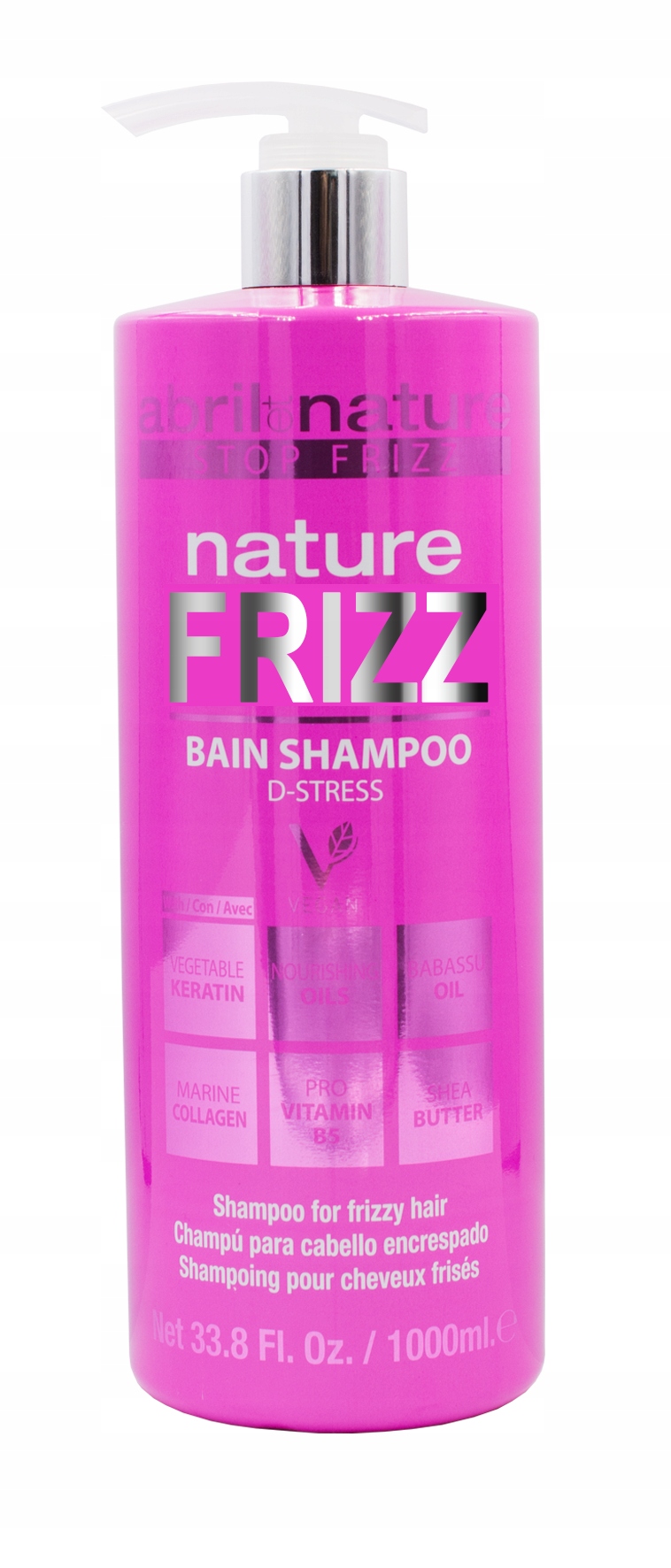 Abril Et Nature Frizz Šampon Proti Krepatění 1 L
