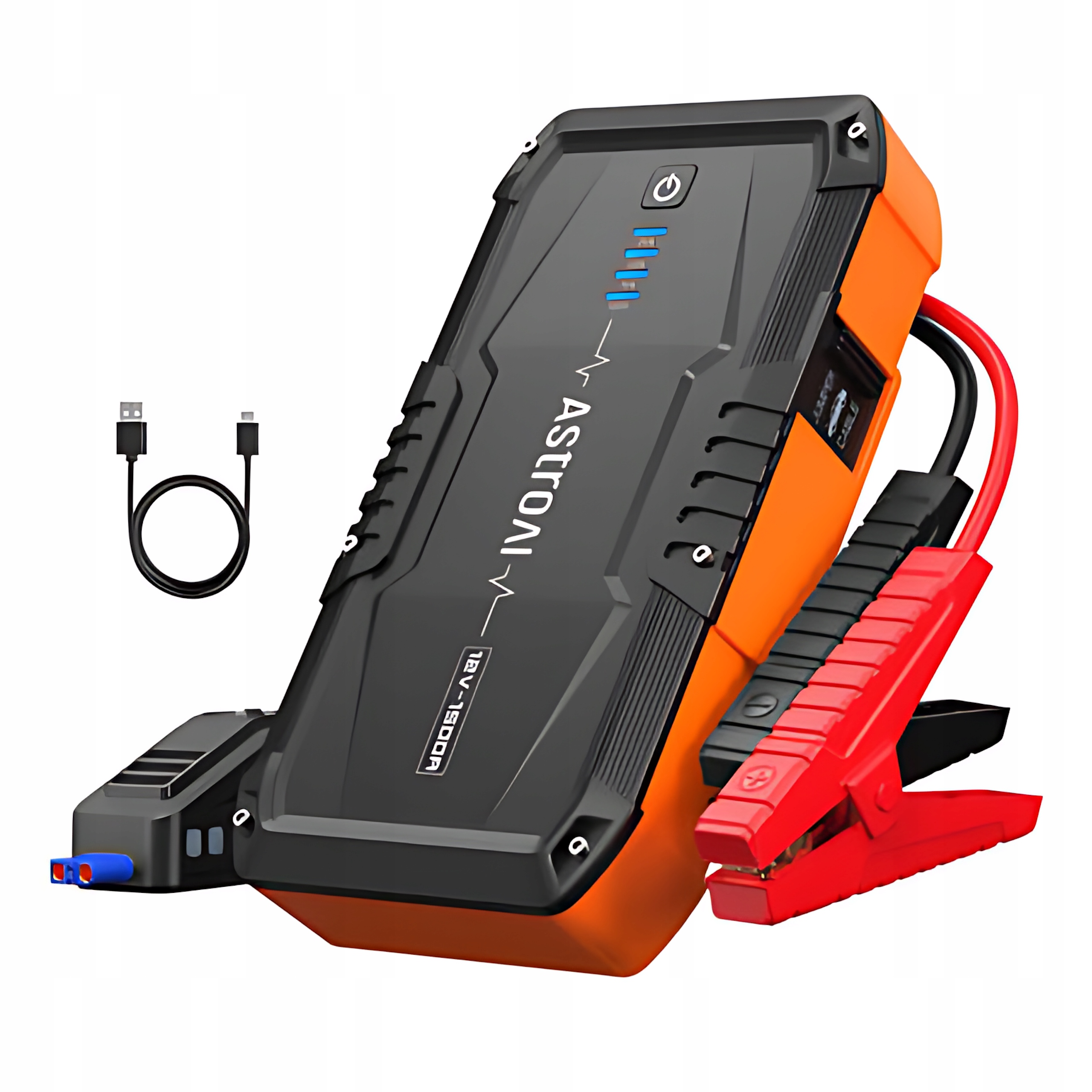 AstroAI Zařízení 3v1 Jump Starter Booster 12V Powerbank Led svítilna Sos