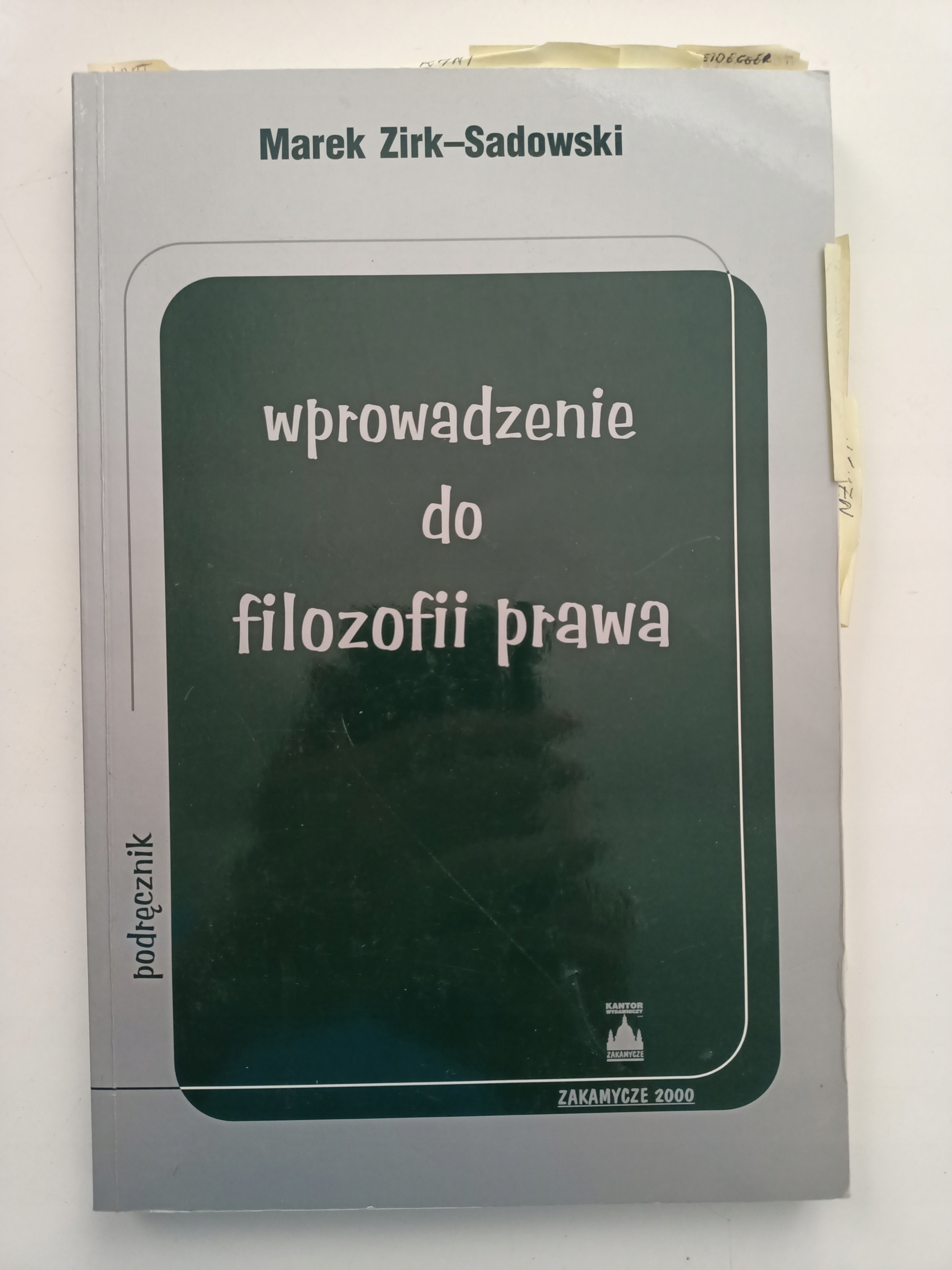 Wprowadzenie do filozofii prawa Zirk-Sadowski