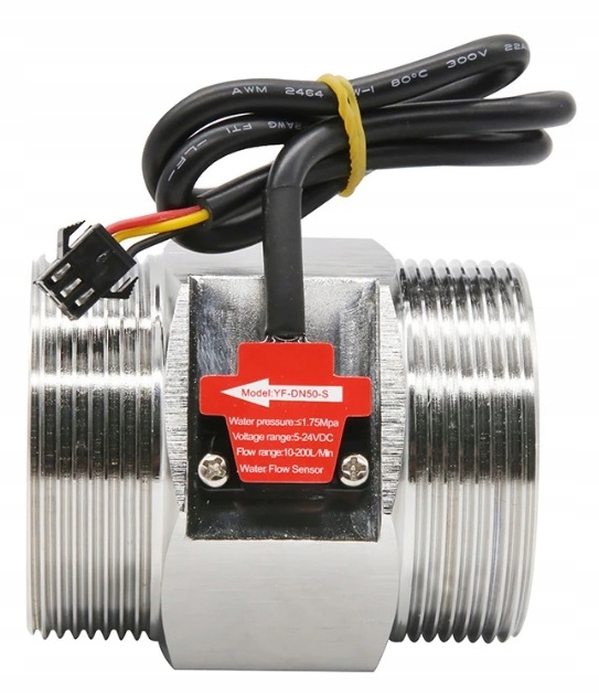 PRZEPLYWOMIERZ CZUJNIK PRZEPLYWU CIECZY 2 cale SS Kod producenta Przepływomierz cieczy 2 cale SS