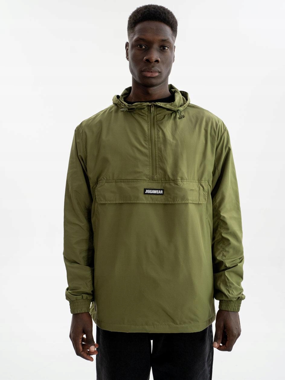 Pánská Přechodová Bunda klokanka proti dešti Jigga Wear Khaki L