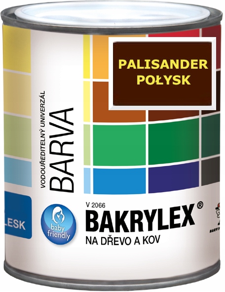Farba do drewna metalu Bakrylex 0,7kg połysk Pali