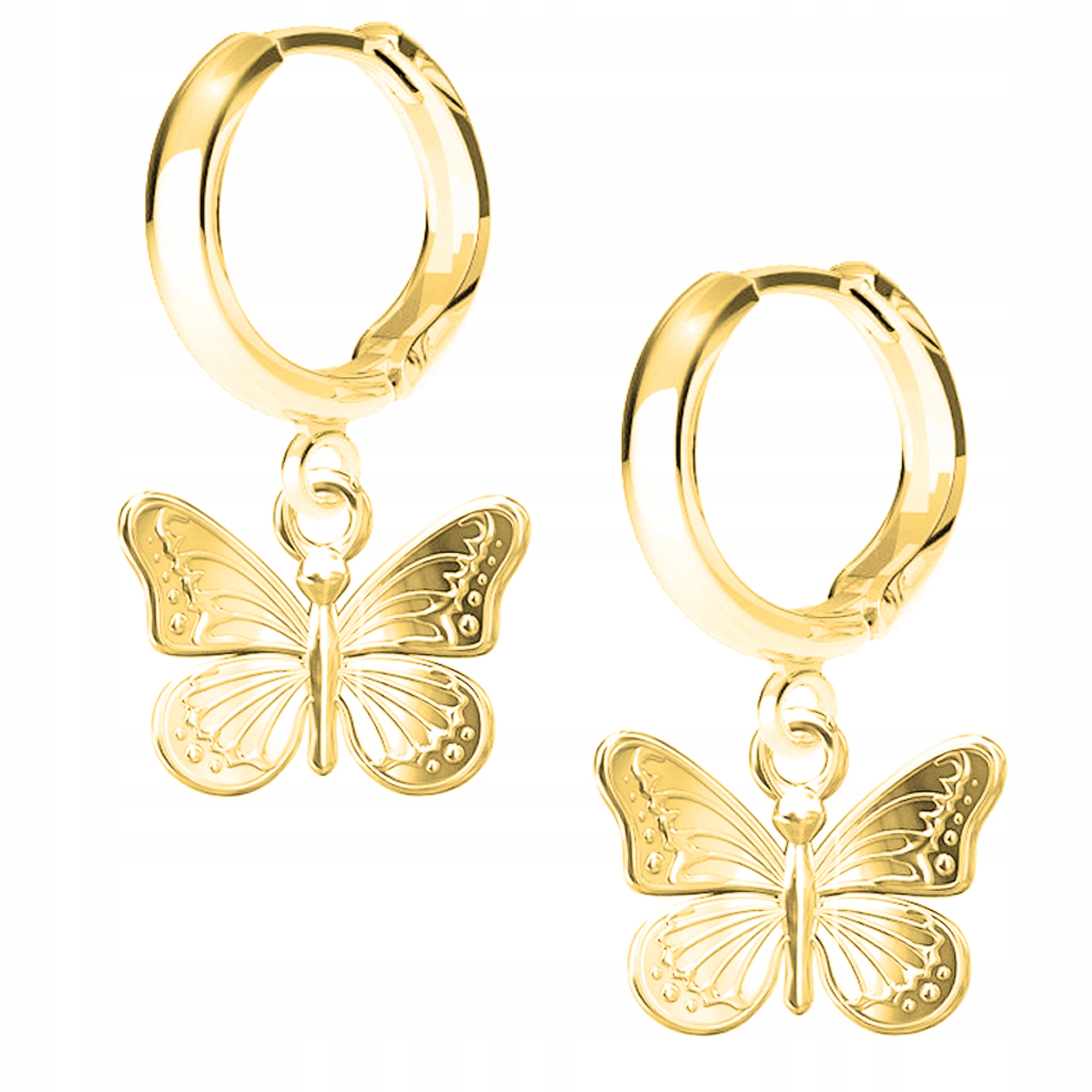 

Kolczyki złote Motyl Motylek 925