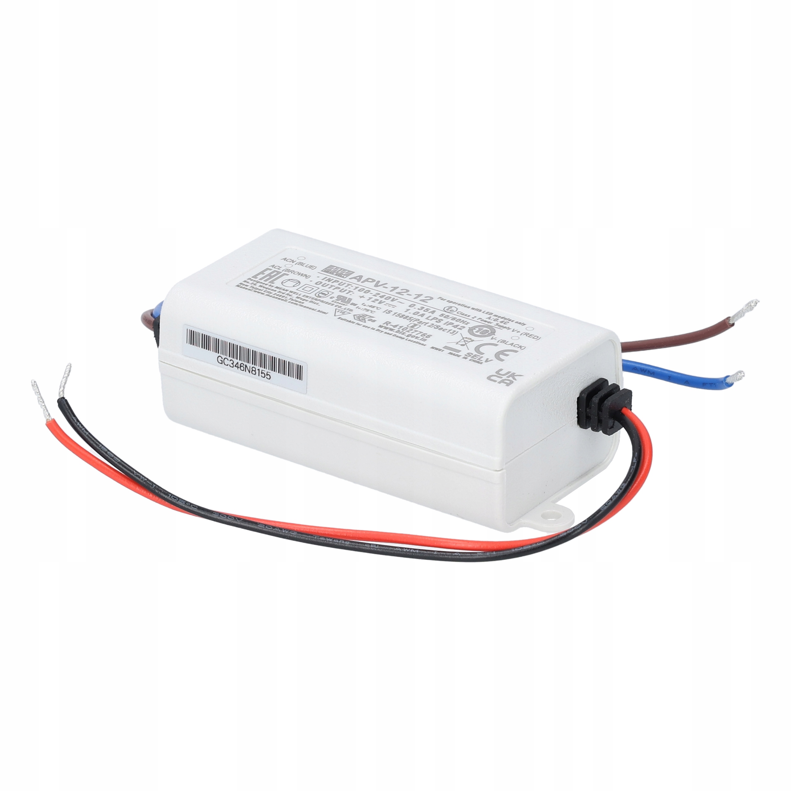 ZASILACZ MODUŁOWY DO TAŚM OŚWIETLENIA LED APV 12V 1A 12W MEAN WELL Rodzaj impulsowy