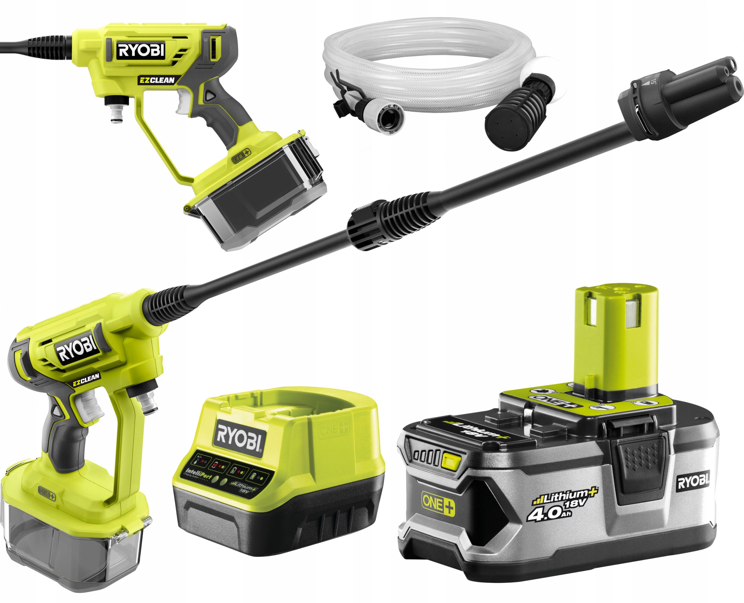 

Ryobi Akumulatorowa Myjka ciśnieniowa RY18PW22A 4A