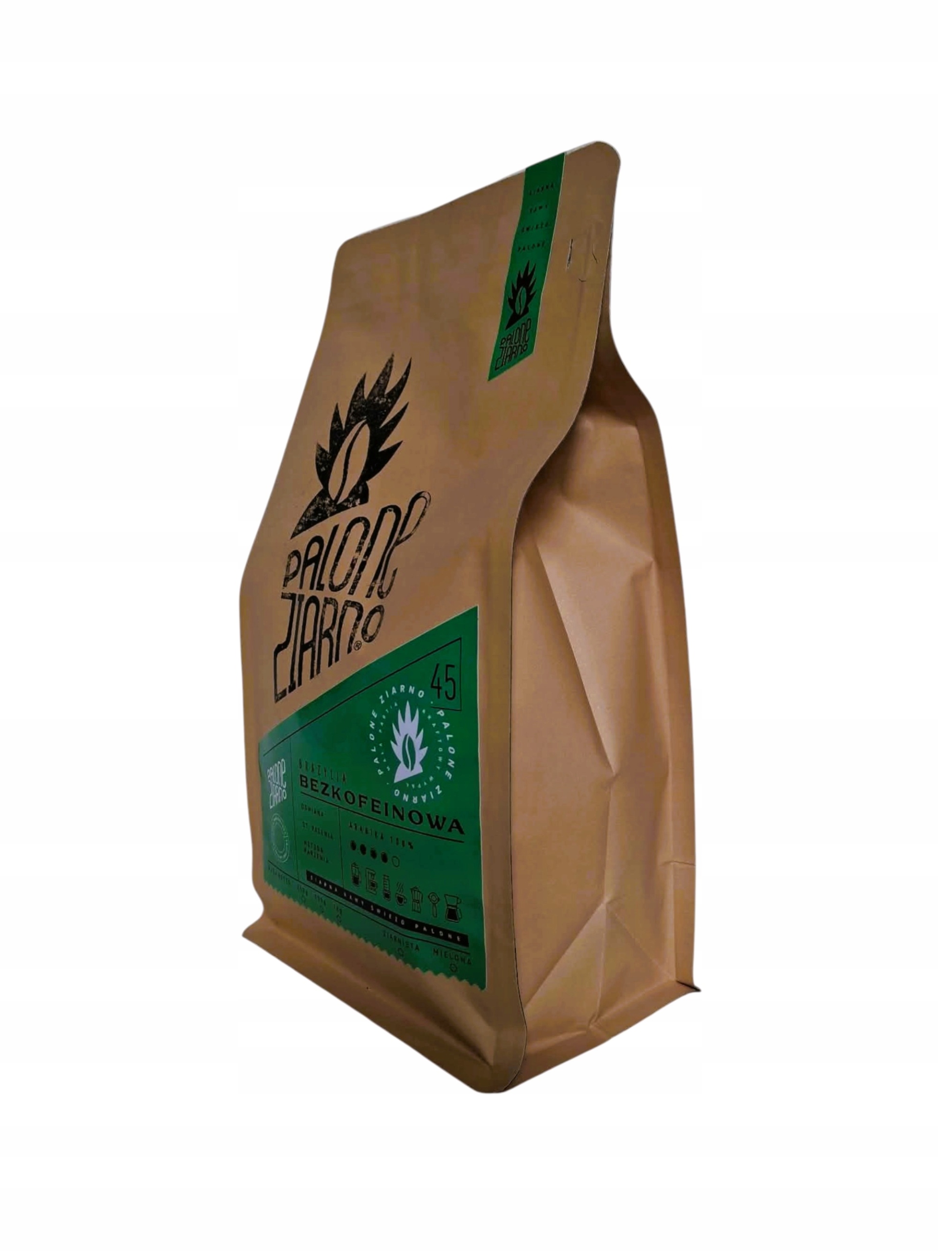 Kawa Bezkofeinowa Ciemno Palona Brazylia Decaf Swiss Water 500g