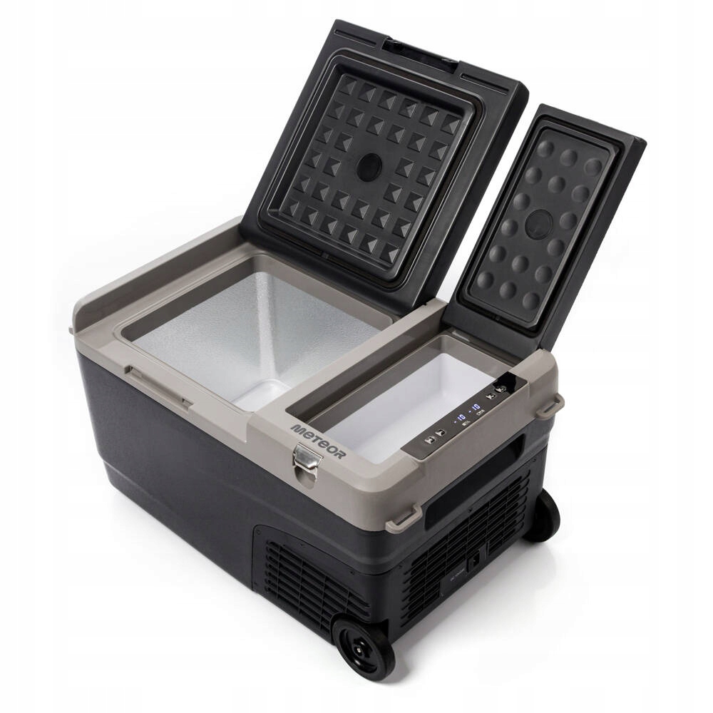 Lodówka samochodowa turystyczna kompresorowa 2 komory 12/24V Meteor 27 l Marka Meteor