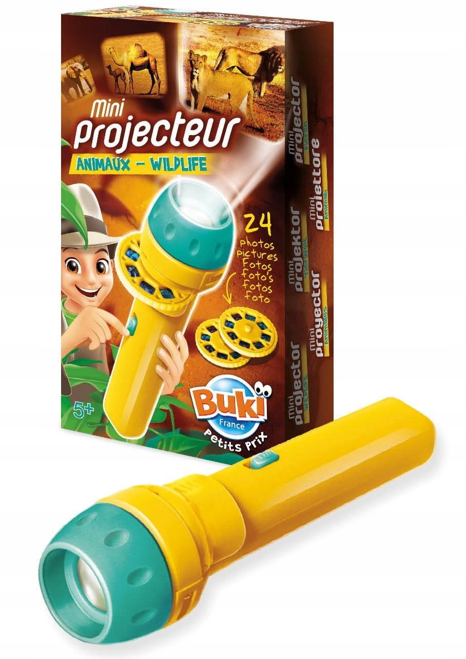 

Mini projektor latarka 24 Dzikie Zwierzęta Buki