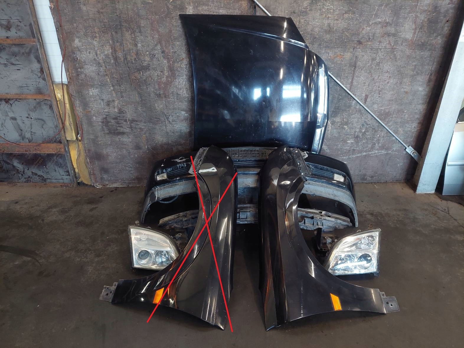 complete front bonnet bumper fender OPEL VECTRA C Z20R